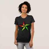 Rasta Stern T-Shirt (Vorne ganz)