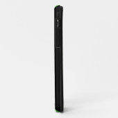 Rasta-Streifen auf Schwarz Case-Mate iPhone Hülle (Hinten/Links)