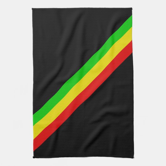 Rasta Streifen Handtuch (Vertikal)