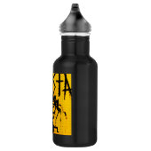 RASTA-STRICHMÄNNCHEN EDELSTAHLFLASCHE (Rechts)