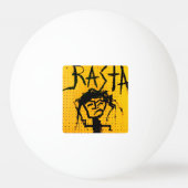 RASTA-STRICHMÄNNCHEN TISCHTENNISBALL (Rückseite)