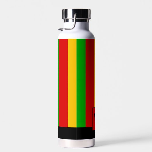 Rasta Striped Monogram Reggae Trinkflasche (Rechts)