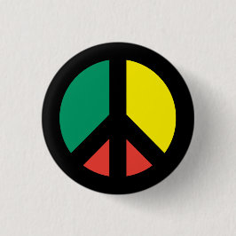 Rasta-Symbol-Schaltfläche Button