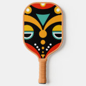Rasta Tribal Art Pickleball Schläger (Rückseite)