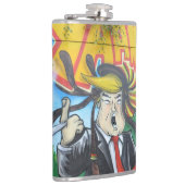 Rasta Trump Flachmann (Rechts)