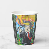 Rasta Trump Pappbecher (Rückseite)