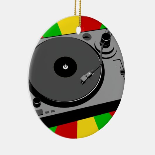 Rasta-Turntable Keramikornament (Rechts)