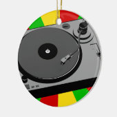 Rasta-Turntable Keramikornament (Links)