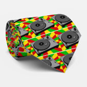 Rasta Turntable Krawatte (Gerollt)