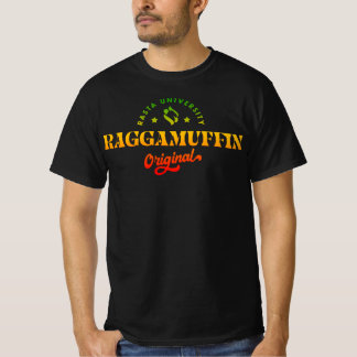 Rasta Universität Raggamuffin Original Rasta Regga T-Shirt