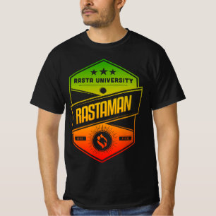 Rasta Universität Rastaman Good Vibes Rasta Reggae T-Shirt