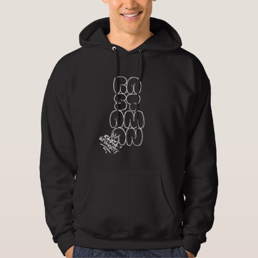 Rasta Universität Rastaman Graffiti Style Reggae Hoodie (Vorderseite)