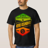 Rasta University Bobo Ashanti Good Vibes Reggae T-Shirt (Vorderseite)