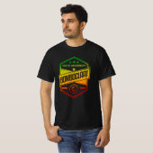 Rasta University Bomboclaat Rasta Colors Reggae T-Shirt (Vorne ganz)