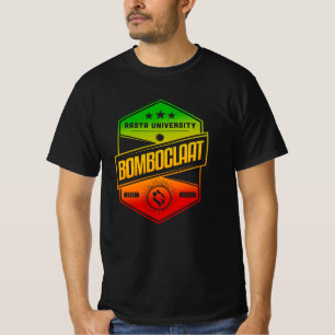 Rasta University Bomboclaat Rasta Colors Reggae T-Shirt