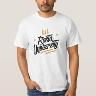 Rasta University Graffiti Tag Style Reggae T-Shirt