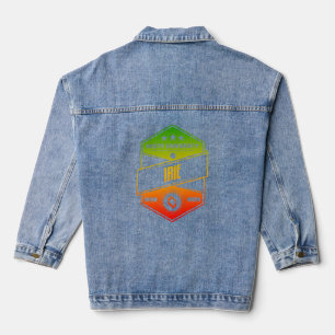 Rasta University Irie Good Vibes Rasta Reggae Jeansjacke
