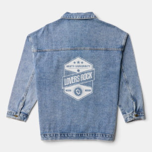 Rasta University Lovers Rock Good Vibes Reggae Jeansjacke