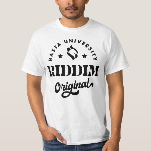 Rasta University Riddim Original Reggae T-Shirt (Vorderseite)