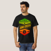 Rasta University Sound System Good Vibes Reggae T-Shirt (Vorne ganz)