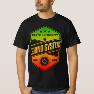 Rasta University Sound System Good Vibes Reggae T-Shirt
