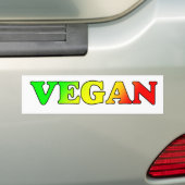 Rasta vegan autoaufkleber (Auf Auto)