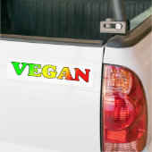 Rasta vegan autoaufkleber (Auf Lkw)