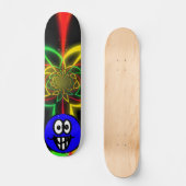 Rasta Verrückterfarben Skateboard (Vorderseite)