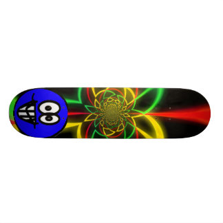 Rasta Verrückterfarben Skateboard