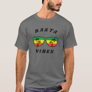 Rasta Vibes Reggae Rastafari Palme Tropisch So T-Shirt