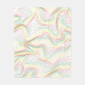 Rasta Waves Fleecedecke (Vorderseite)