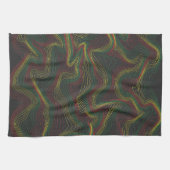 Rasta Waves Geschirrtuch (Horizontal)