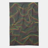 Rasta Waves Geschirrtuch (Vertikal)