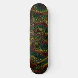 Rasta Waves Skateboard