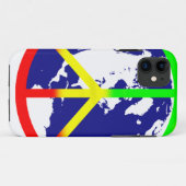 Rasta Weltfrieden Case-Mate iPhone Hülle (Rückseite (Horizontal))