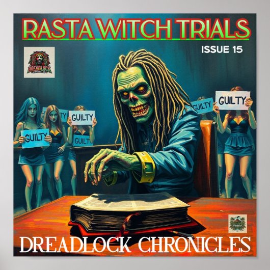 RASTA WITCH-STUDIEN - PROBLEMATIK FÜR KREDITCHRONI POSTER (Vorne)