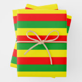 Rasta Wrapping Paper Sheet Geschenkpapier Set (Beispiel)
