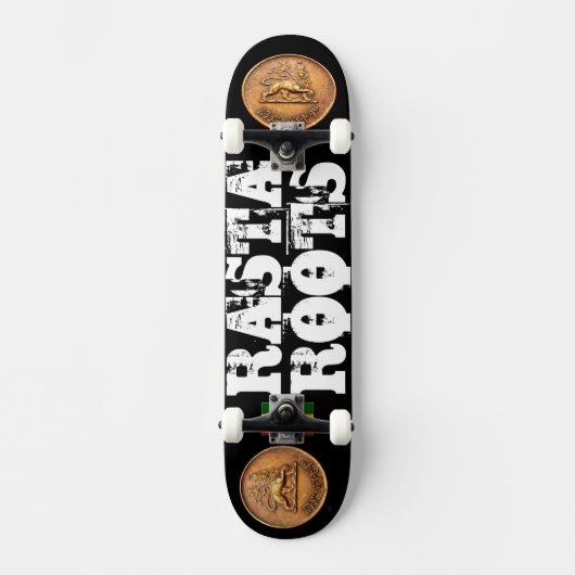 RASTA WURZELN Skateboard (Vorderseite)