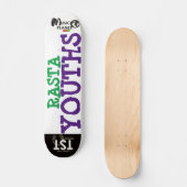 RASTA YOUTHS Kateboard, 7¾ Zoll Deck Skateboard (Vorderseite)