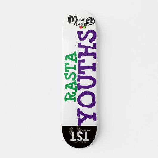 RASTA YOUTHS Kateboard, 7¾ Zoll Deck Skateboard (Vorne)