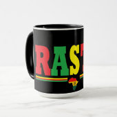 RASTA zerteilt Tasse (Vorderseite Links)