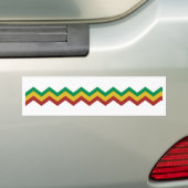 Rasta Zickzacke Autoaufkleber (Auf Auto)