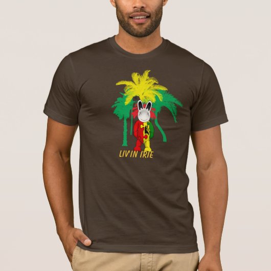rastabuninthetropics, Liv'in Irie T-Shirt (Vorderseite)