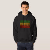 Rastafara Flag - Jah Rastafari Rasta Queen Hoodie (Vorne ganz)