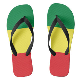 Rastafara Power - Rasta - Reggae Flip Flops Badesandalen