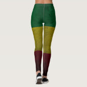Rastafara Power - Rasta Yoga - Reggae Leggins (Rückseite)
