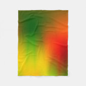 Rastafarbigkeit Fleecedecke (Vorderseite)