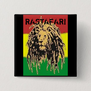 Rastafari Abzeichen Button