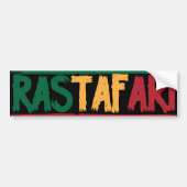 Rastafari Autoaufkleber (Vorne)