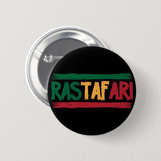 Rastafari Button (Vorne & Hinten)